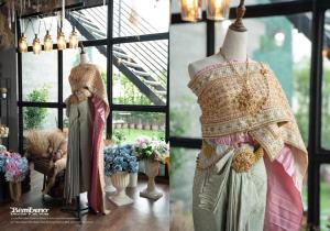 ชุดไทยเจ้าสาว ชุดไทยจักรพรรดิ์ เช่าที่แบมบี้ เวดดิ้ง ห้วยขวาง